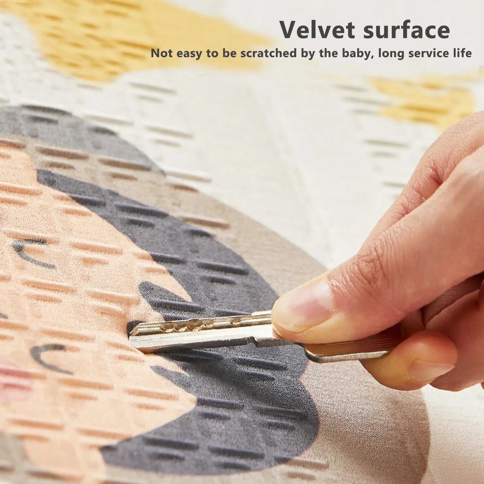 Baby Play Mat,Fabric Play Mat for Baby,59X71Inch Baby Playmat for Floor