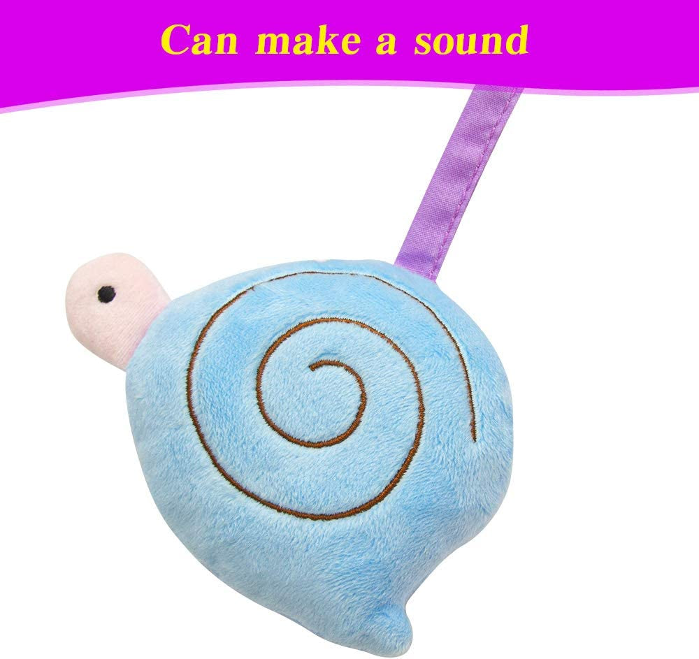 Travel Arch Bassinet Toys for Baby Hanging on Stroller, Crib & Pram. Activity Toy Bar for Baby Bouncer(Purle)