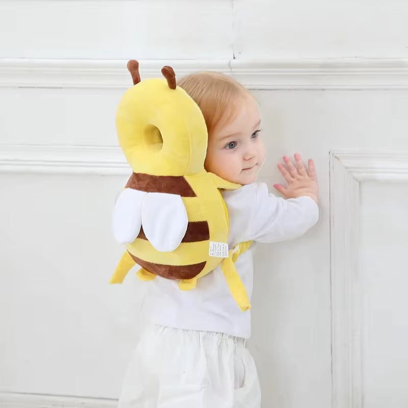 Head Back Protector Baby Protect Pillow Learn Walk Head Protector Cushion anti Fall Backward Cap Carry Cartoon Kids Safe