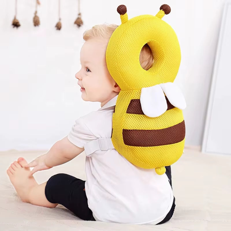 Head Back Protector Baby Protect Pillow Learn Walk Head Protector Cushion anti Fall Backward Cap Carry Cartoon Kids Safe